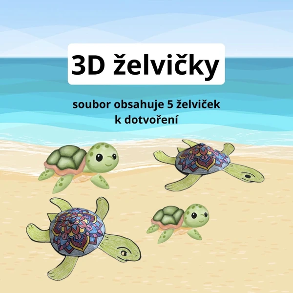 3D želvičky