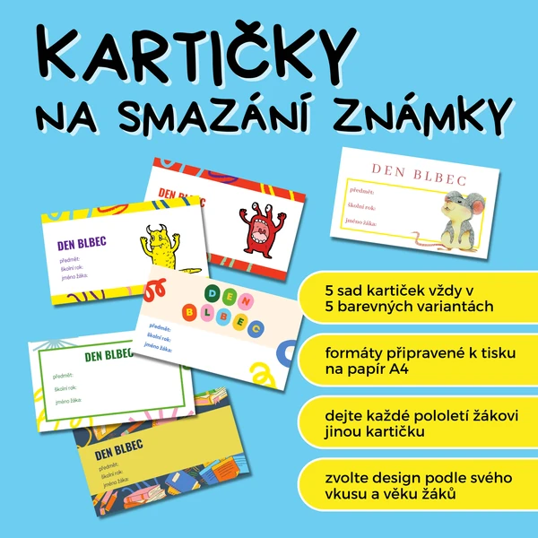 Kartičky Den blbec