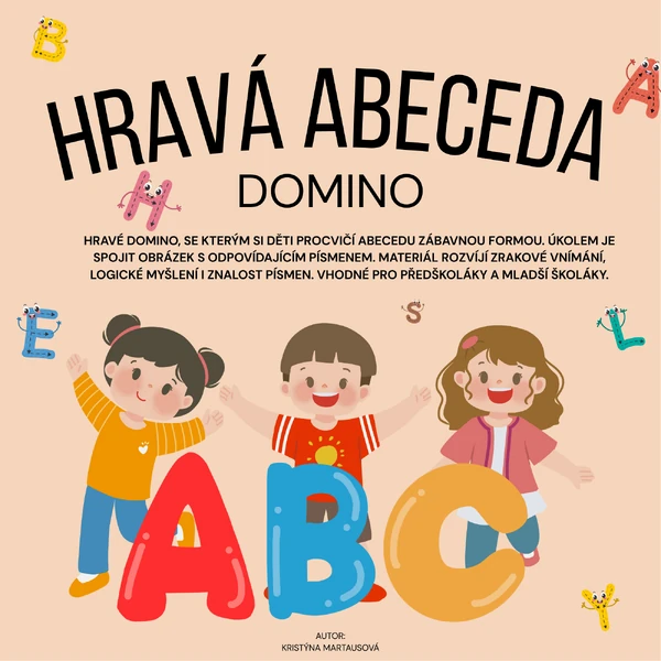 Hravá abeceda - Domino