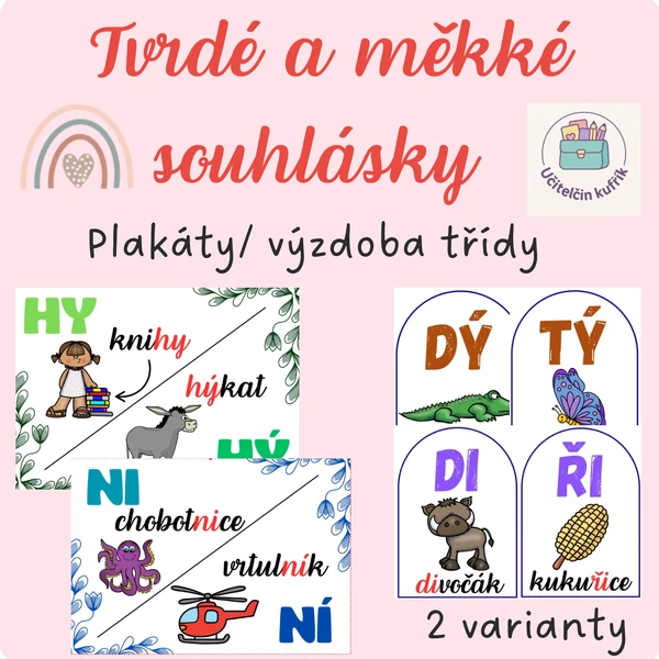 Tvrdé a měkké souhlásky 