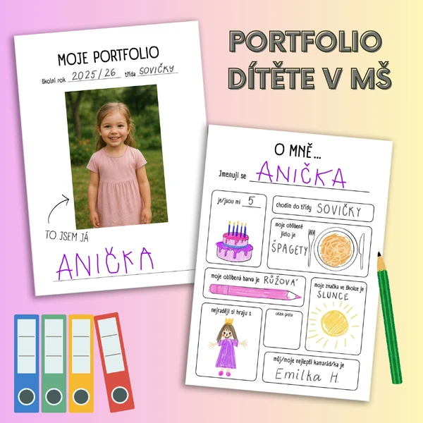 PORTFOLIO DÍTĚTE V MŠ
