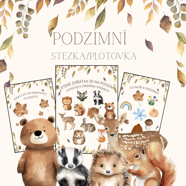 PODZIMNÍ STEZKA/PLOTOVKA 🍂🐻
