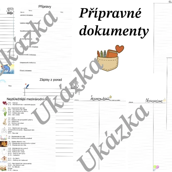 Přípravné dokumenty pro učitele v MŠ 
