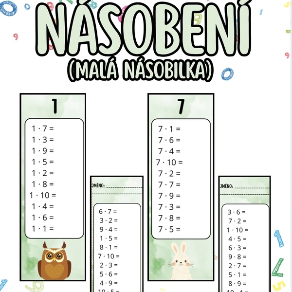 Násobení (malá násobilka)