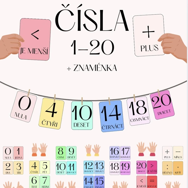 ČÍSLA-KARTY1️⃣🌈