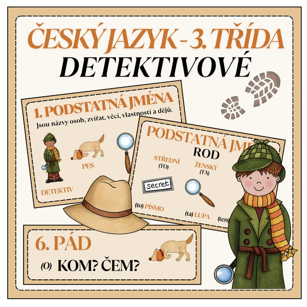 český jazyk - DETEKTIVOVÉ