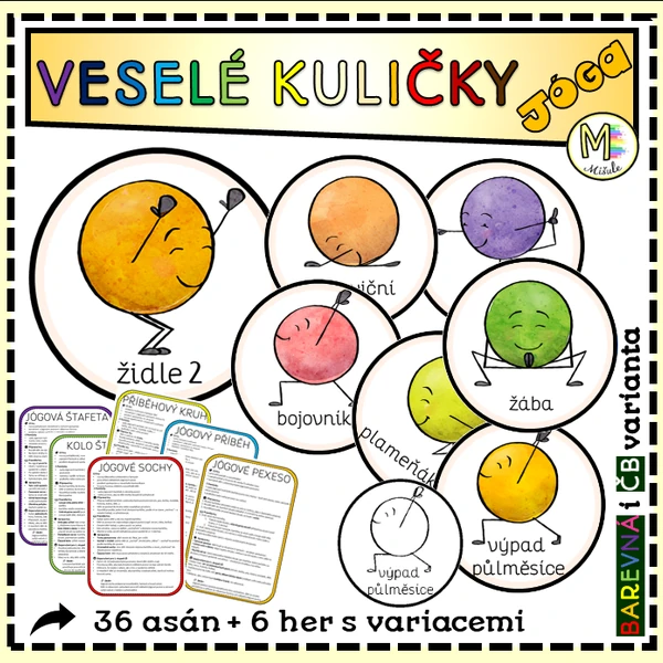 JÓGA - VESELÉ KULIČKY
