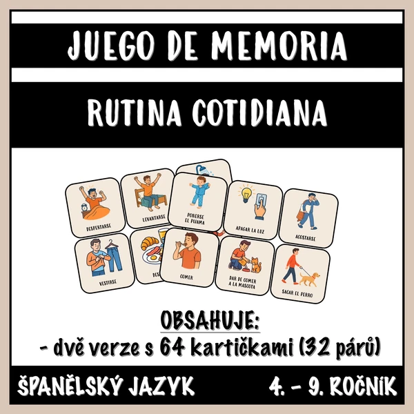 Juego de Memoria - Rutina Cotidiana