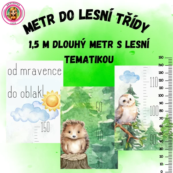 Metr 1,5 m - les