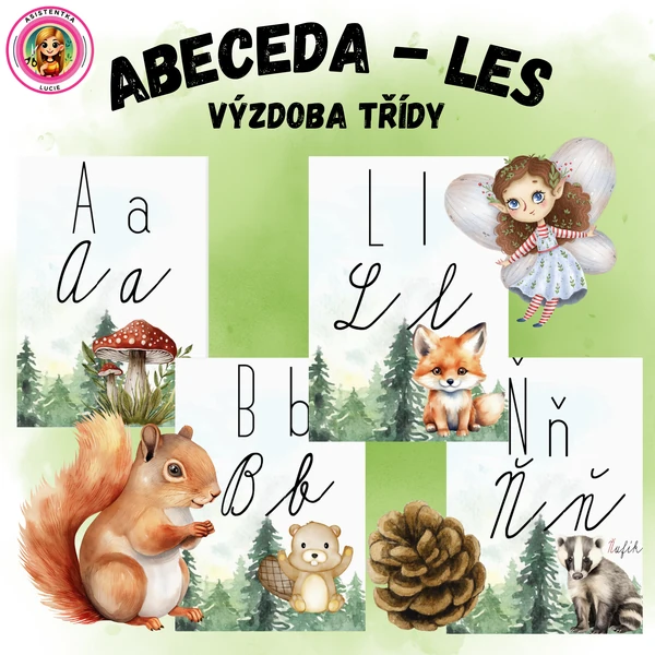 Abeceda les - výzdoba třídy
