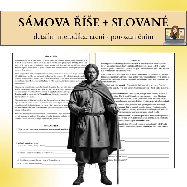 Sámova říše + Slované - čtení s porozuměním