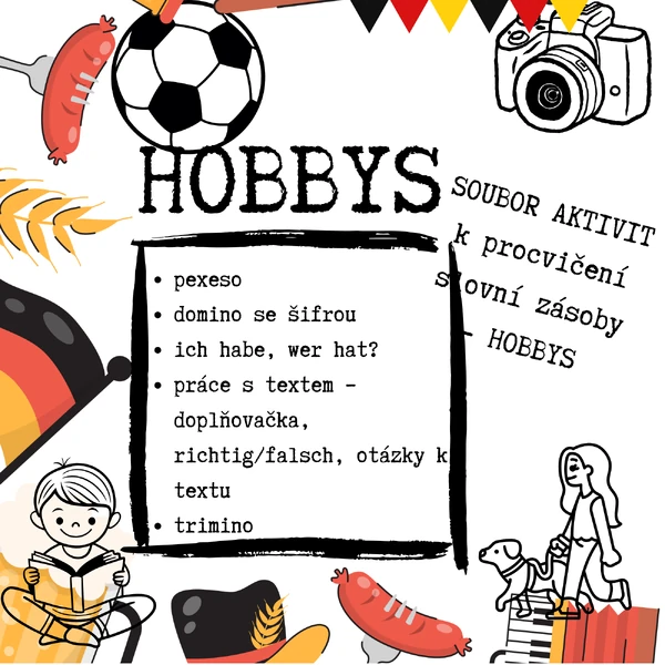 Soubor aktivit - HOBBYS