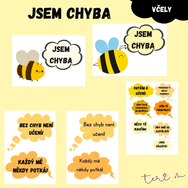 JSEM CHYBA - téma VČELY