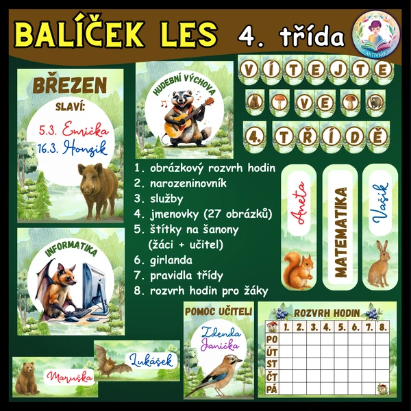 LES - BALÍČEK 4. třída