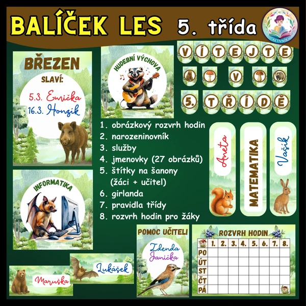 LES - BALÍČEK 5. třída