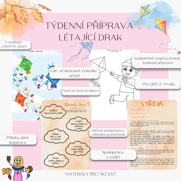 Týdenní příprava - Létající drak