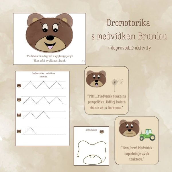 Oromotorika s medvídkem Brumlou