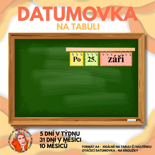 Datumovka na tabuli 