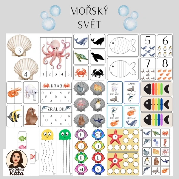 MOŘSKÝ SVĚT - AKTIVITY