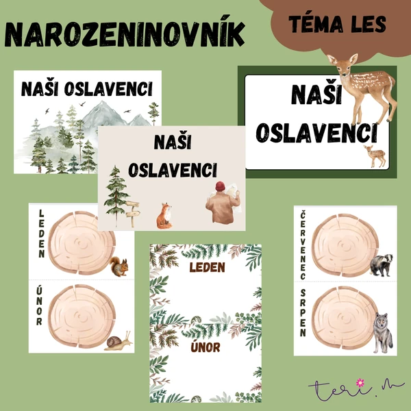 NAROZENINOVNÍK - téma LES