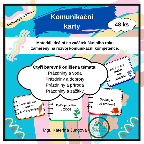 Komunikační karty - reflexe léta
