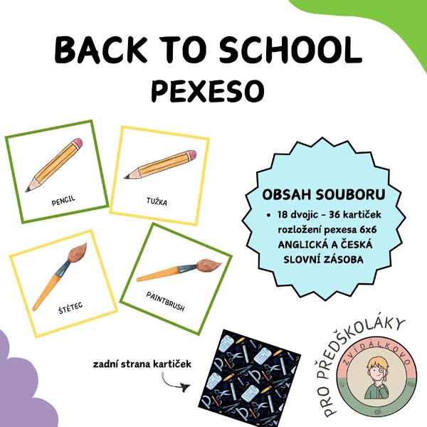 BACK TO SCHOOL - PEXESO 