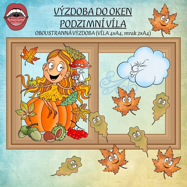 VÝZDOBA DO OKEN: PODZIMNÍ VÍLA