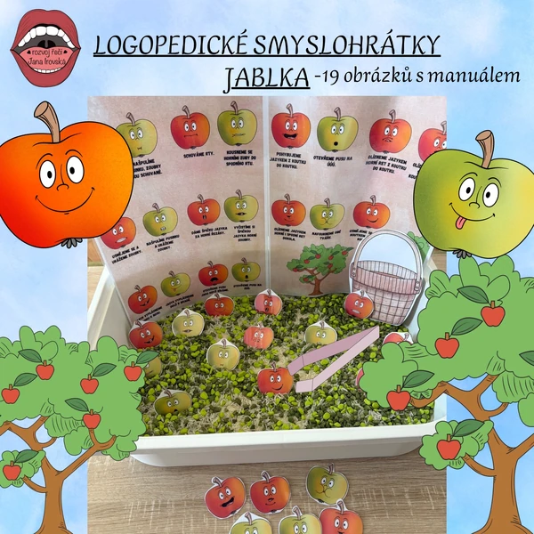 LOGOPEDICKÉ SMYSLOHRÁTKY:JABLÍČKA