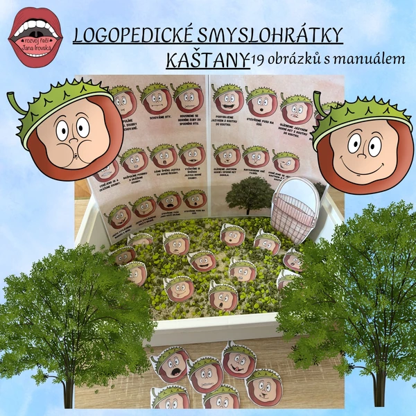 LOGOPEDICKÉ SMYSLOHRÁTKY: KAŠTANY