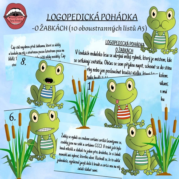 LOGOPEDICKÁ POHÁDKA: O ŽABKÁCH