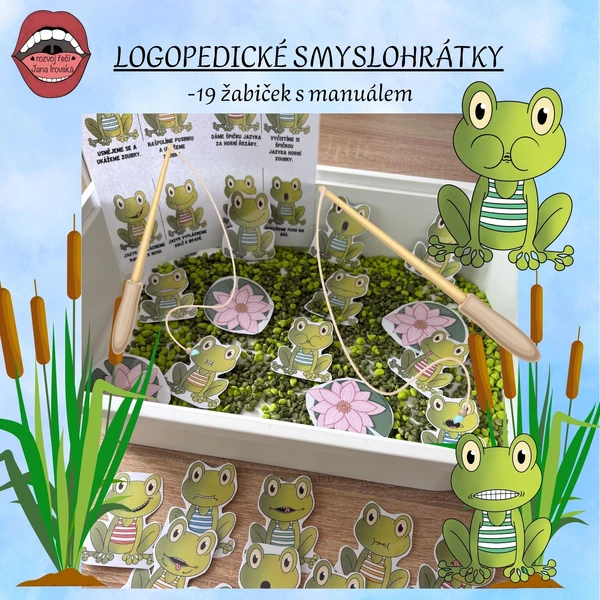 LOGOPEDICKÉ SMYSLOHRÁTKY: ŽABKY