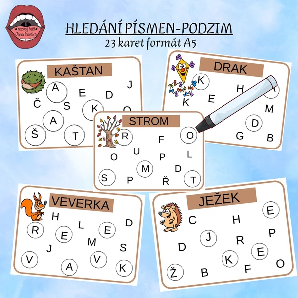 HLEDÁNÍ PÍSMEN: PODZIM