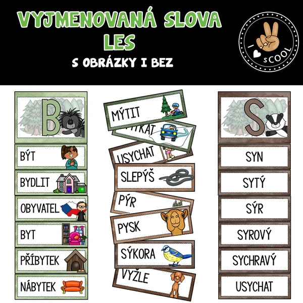 Vyjmenovaná slova - les