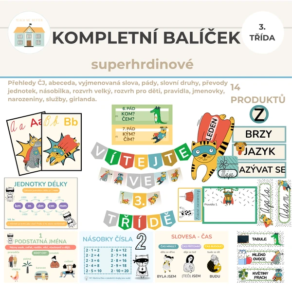 Balíček 3. třída -superhrdinové
