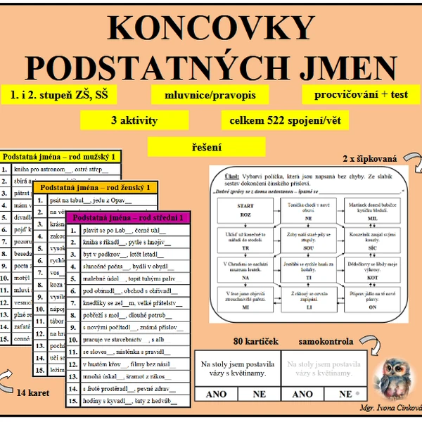 Podstatná jména