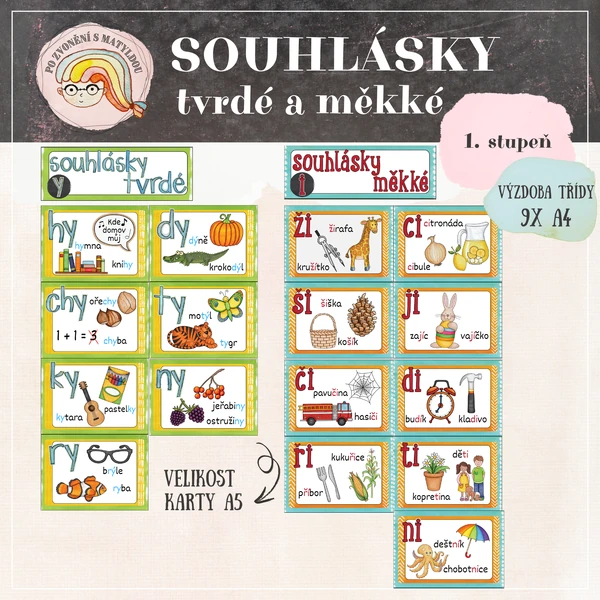 Souhlásky tvrdé a měkké