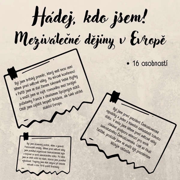 Hádej, kdo jsem - Meziválečné dějiny v Evropě