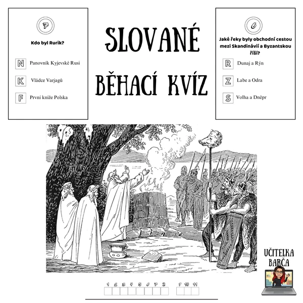 Běhací kvíz - Slované