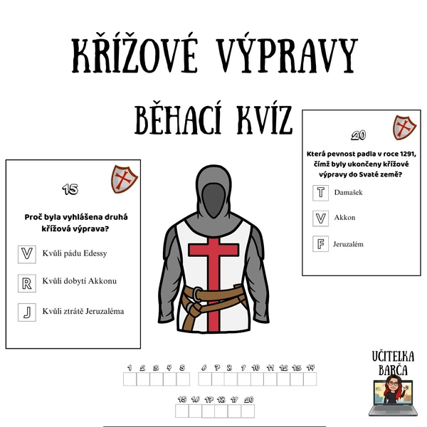 Běhací kvíz - Křížové výpravy