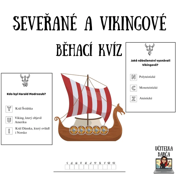 Běhací kvíz - Seveřané a Vikingové