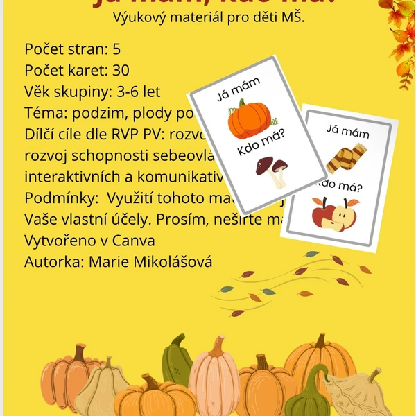 Já mám, kdo má? PODZIM