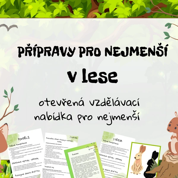 Přípravy - Les, podzim pro nejmenší