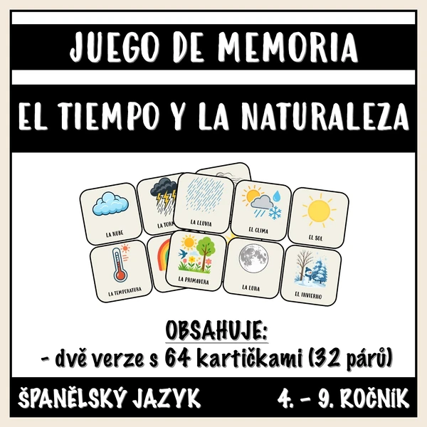 Juego de Memoria - El Tiempo y La Naturaleza