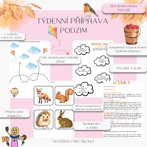 Týdenní příprava - Podzim (bez barevného pozadí)