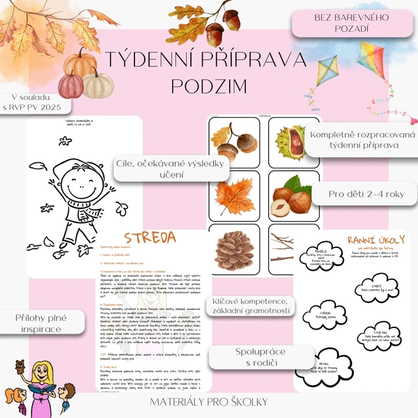 Týdenní příprava - Podzim pro nejmenší (bez barevného pozadí)
