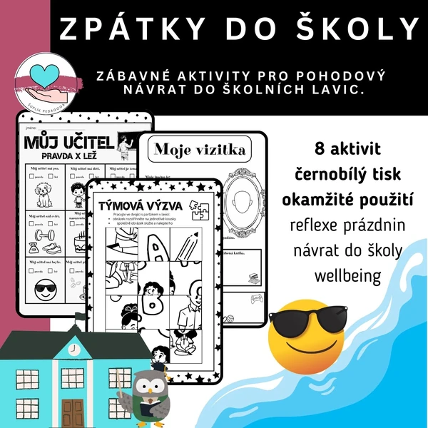 Zpátky do škol - zábavné aktivity pro pohodový návrat do školní lavic