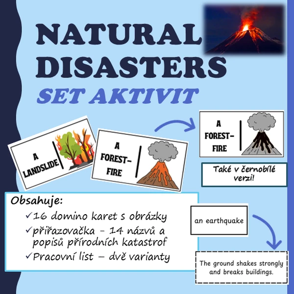 Natural disasters - set aktivit