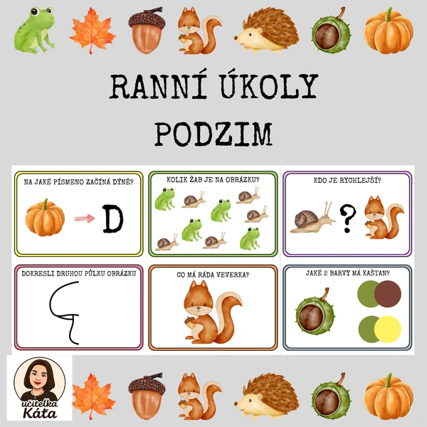 RANNÍ ÚKOLY - PODZIM