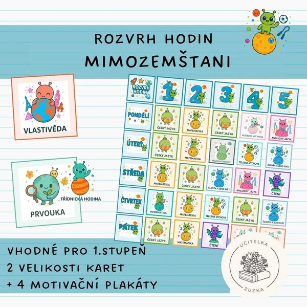 Rozvrh hodin - mimozemštani