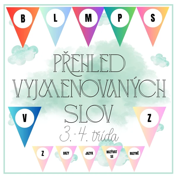 Přehled vyjmenovaných slov